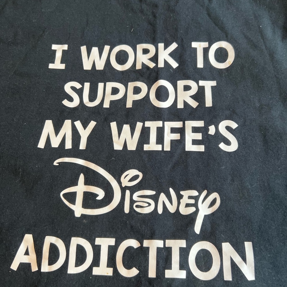 Black mens Disney shirt - Picture 2 of 3